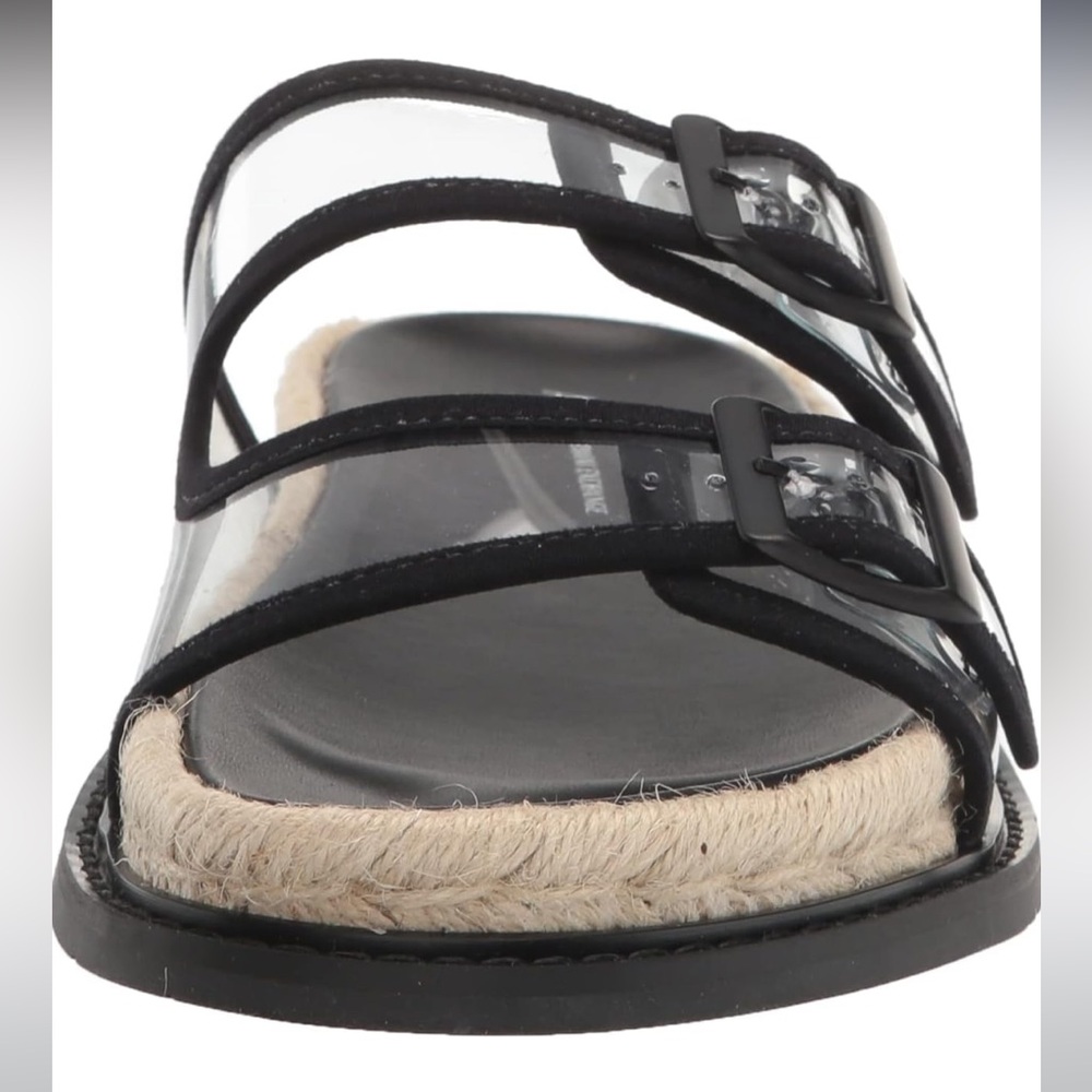 A|X Armani ExchangeClear 2-Strap Slide Espadrille Sandal/ Size EU 39 - Picture 8 of 13